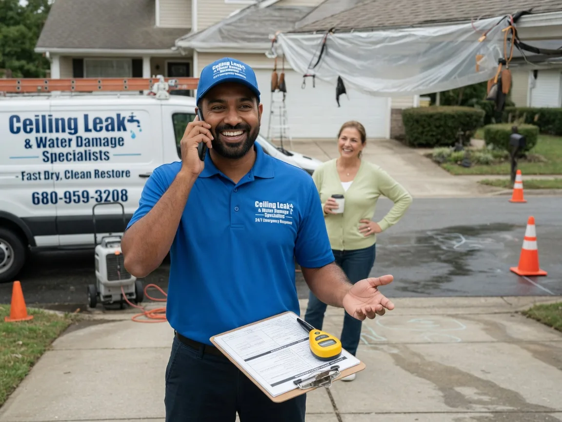 Ceiling Leak Cleanup Loose Creek, MO FAQs